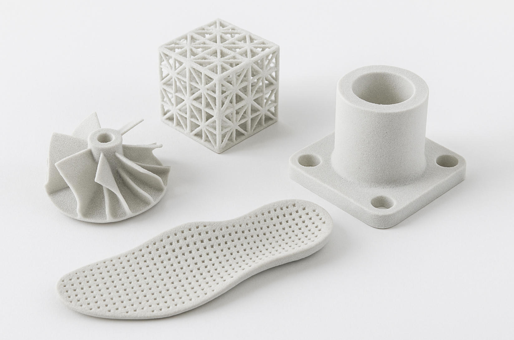 selective laser sintering 3D printed part